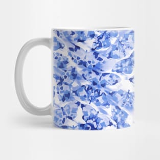 Tie-Dye Butterfly / Indigo Abstraction Mug